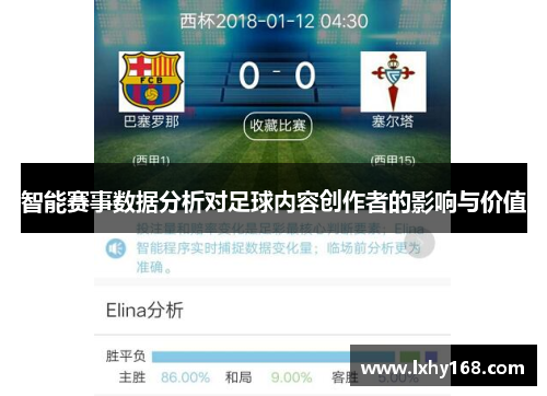 智能赛事数据分析对足球内容创作者的影响与价值